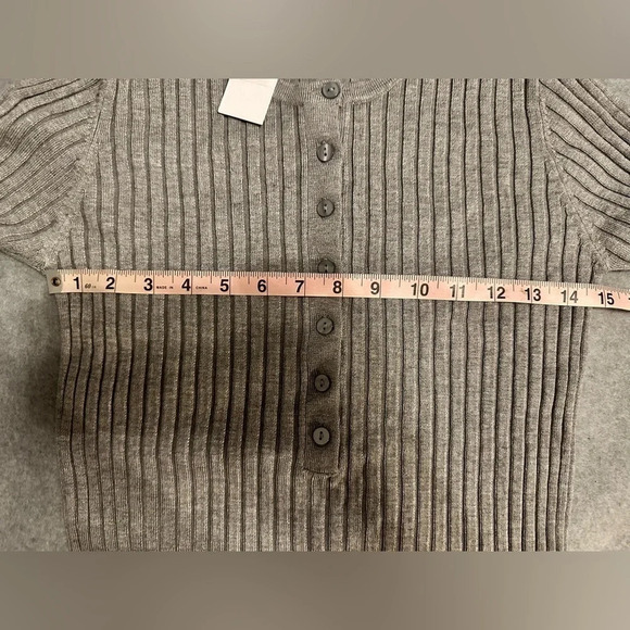 NWT Steve Madden gray Lexi Sweater Dress size M - Picture 9 of 9